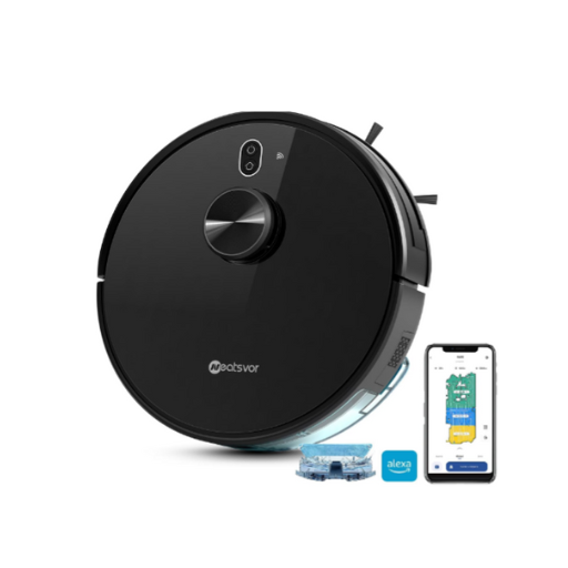 Neatsvor X600 Robo Aspirador com Mapeamento Inteligente, Varrer, Aspirar e Limpar